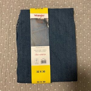 Wrangler Men's Straight Fit Denim Jeans